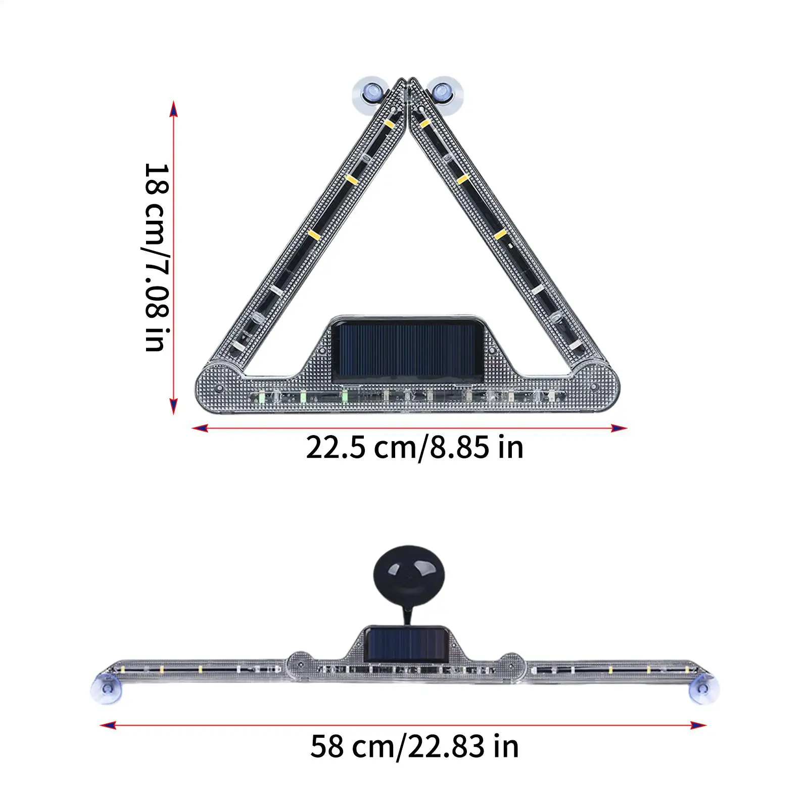 LED Strobe Lights Triangle Warning Lamp With Rotating Joints Truck Strobe Lights For Truck SUV Trailer Outdoor Highway Night
LED Strobe Lights Triangle Warning Lamp With Rotating Joints Truck Strobe Lights For Truck SUV Trailer Outdoor Highway Night
