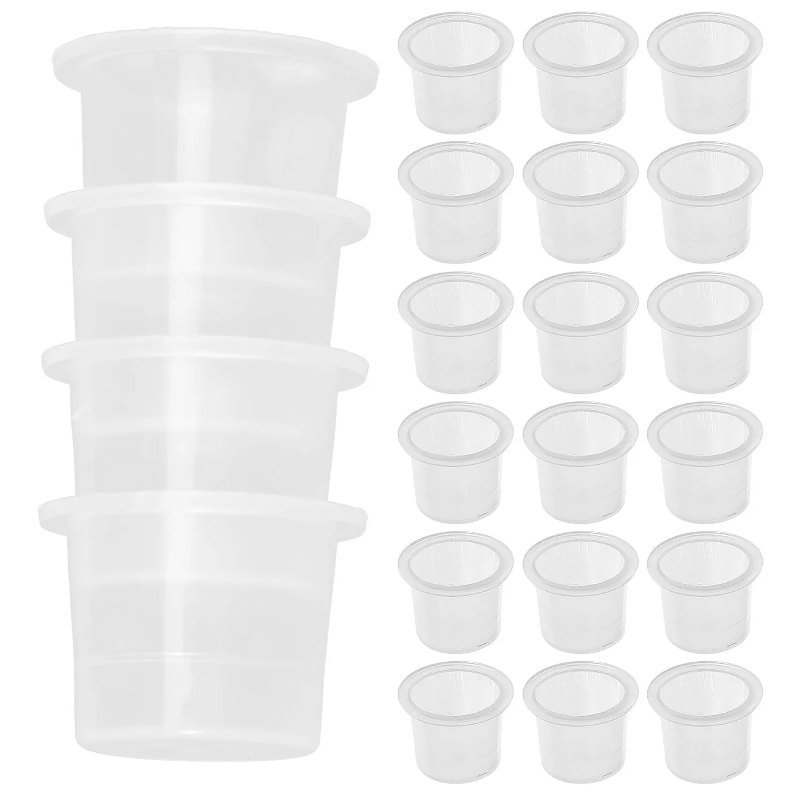 1000Pcs Transparent Ink Cups Heavy Duty Plastic Ink Cup Stable Base Paint Pigment Holder for Tattoo Artists Pigment Cup
1000Pcs Transparent Ink Cups Heavy Duty Plastic Ink Cup Stable Base Paint Pigment Holder for Tattoo Artists Pigment Cup