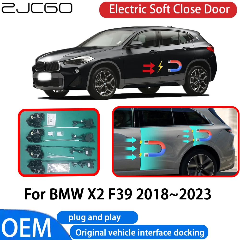 ZJCGO for BMW X2 F39 2018-2023 Car Automatic Electric Soft Close Door Closer System OEM Plug and Play Comfort Closing
ZJCGO for BMW X2 F39 2018-2023 Car Automatic Electric Soft Close Door Closer System OEM Plug and Play Comfort Closing