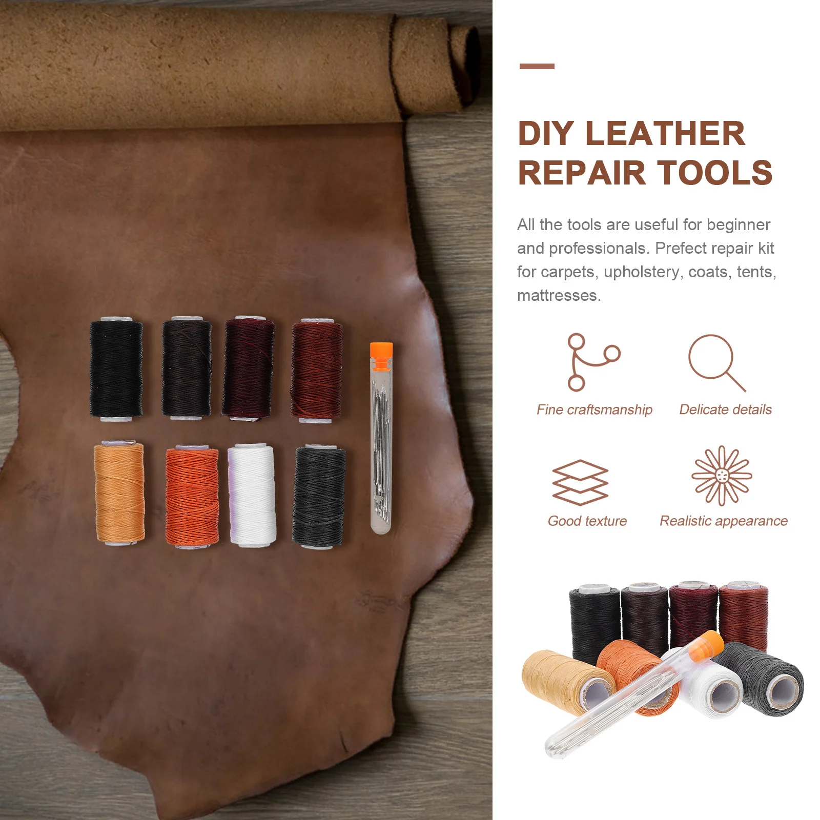 1Set Sewing Kit High Grade Working Tools with Needle Set for DIY Handcraft Repair Upholstery Carpet Mattresses
1Set Sewing Kit High Grade Working Tools with Needle Set for DIY Handcraft Repair Upholstery Carpet Mattresses