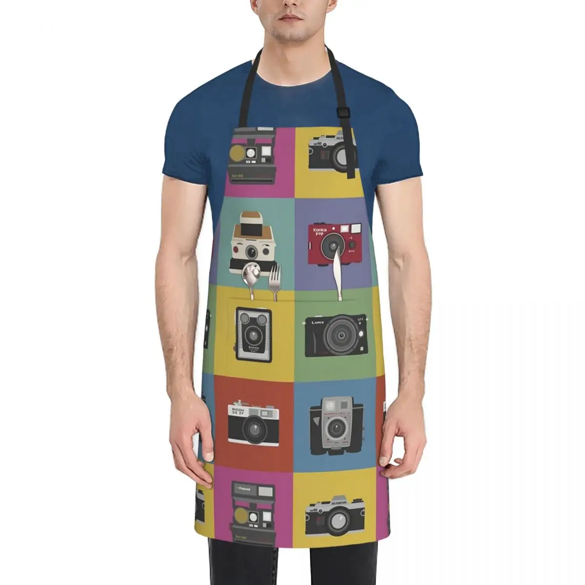 Retro Camera Cameras Aprons Chef Cooking Baking Tablier Sleeveless Bib Kitchen Cleaning Pinafore for Women Men Gardening
Retro Camera Cameras Aprons Chef Cooking Baking Tablier Sleeveless Bib Kitchen Cleaning Pinafore for Women Men Gardening