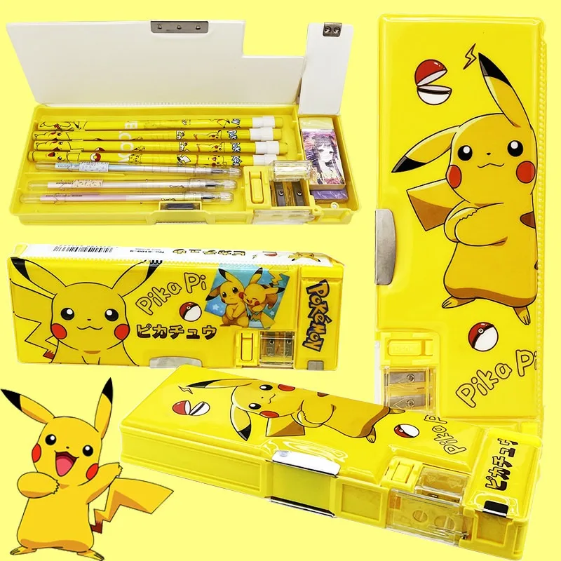 Pokemon Pencill Case School Cartoon Pikachu Black Pen Bag School Supplies Stationery Schoolbag Birthday Party Gifts for Boys
Pokemon Pencill Case School Cartoon Pikachu Black Pen Bag School Supplies Stationery Schoolbag Birthday Party Gifts for Boys