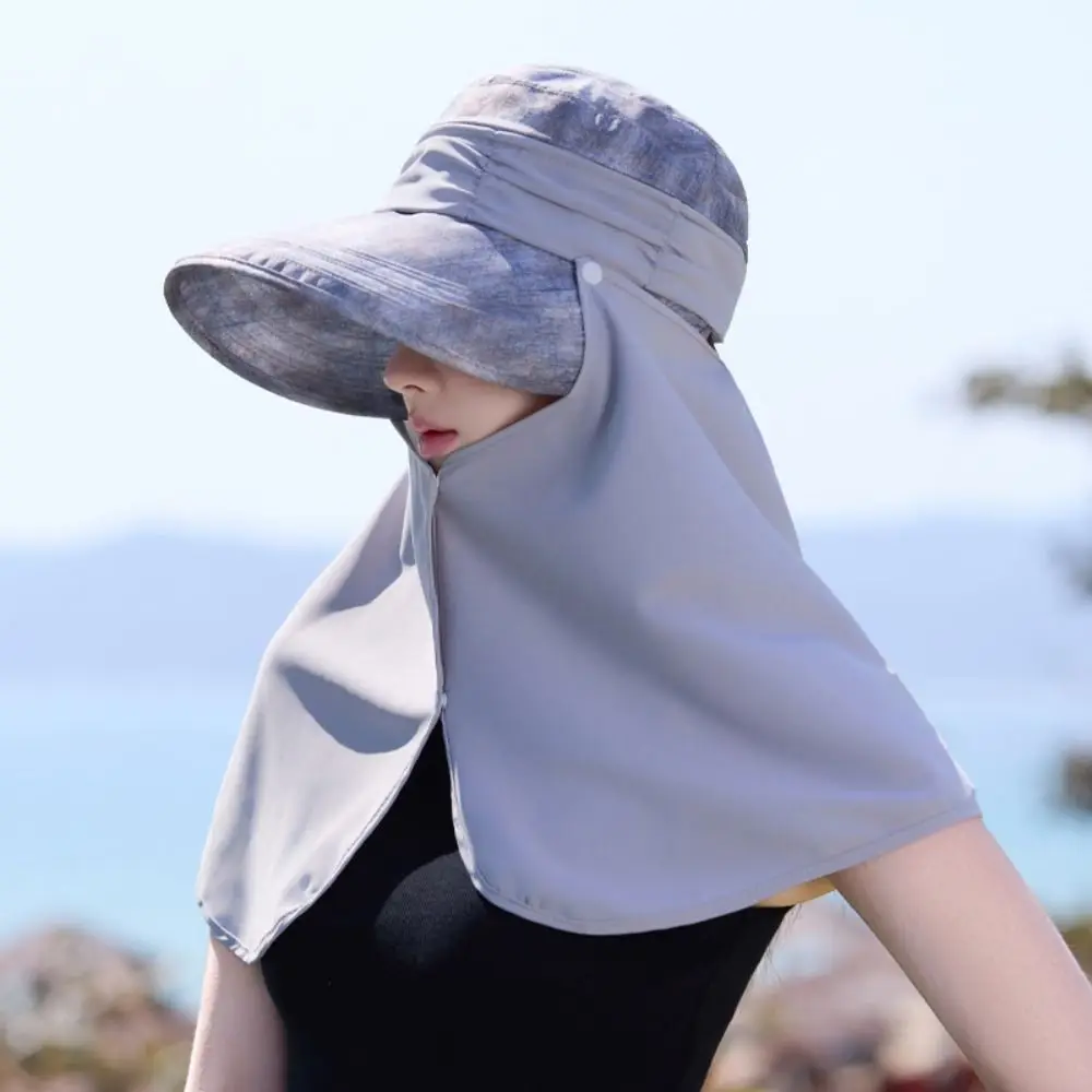 Simple Wide-Brimmed Shawl Fisherman Hat Sunscreen Solid Color Mask Hat Lightweight Soft Sunshade Sun Hat Outdoor
Simple Wide-Brimmed Shawl Fisherman Hat Sunscreen Solid Color Mask Hat Lightweight Soft Sunshade Sun Hat Outdoor
