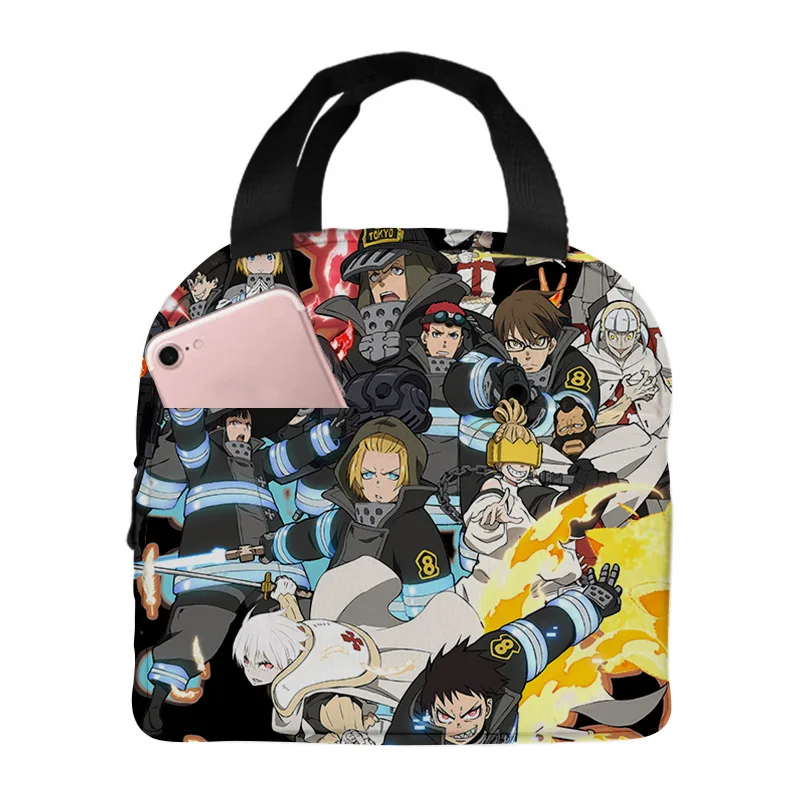 Термосумка для обедов в стиле хип-хоп Cool Fire Force, сезон 3, для студентов, с 3D-печатью, портативная, для еды и напитков
Термосумка для обедов в стиле хип-хоп Cool Fire Force, сезон 3, для студентов, с 3D-печатью, портативная, для еды и напитков