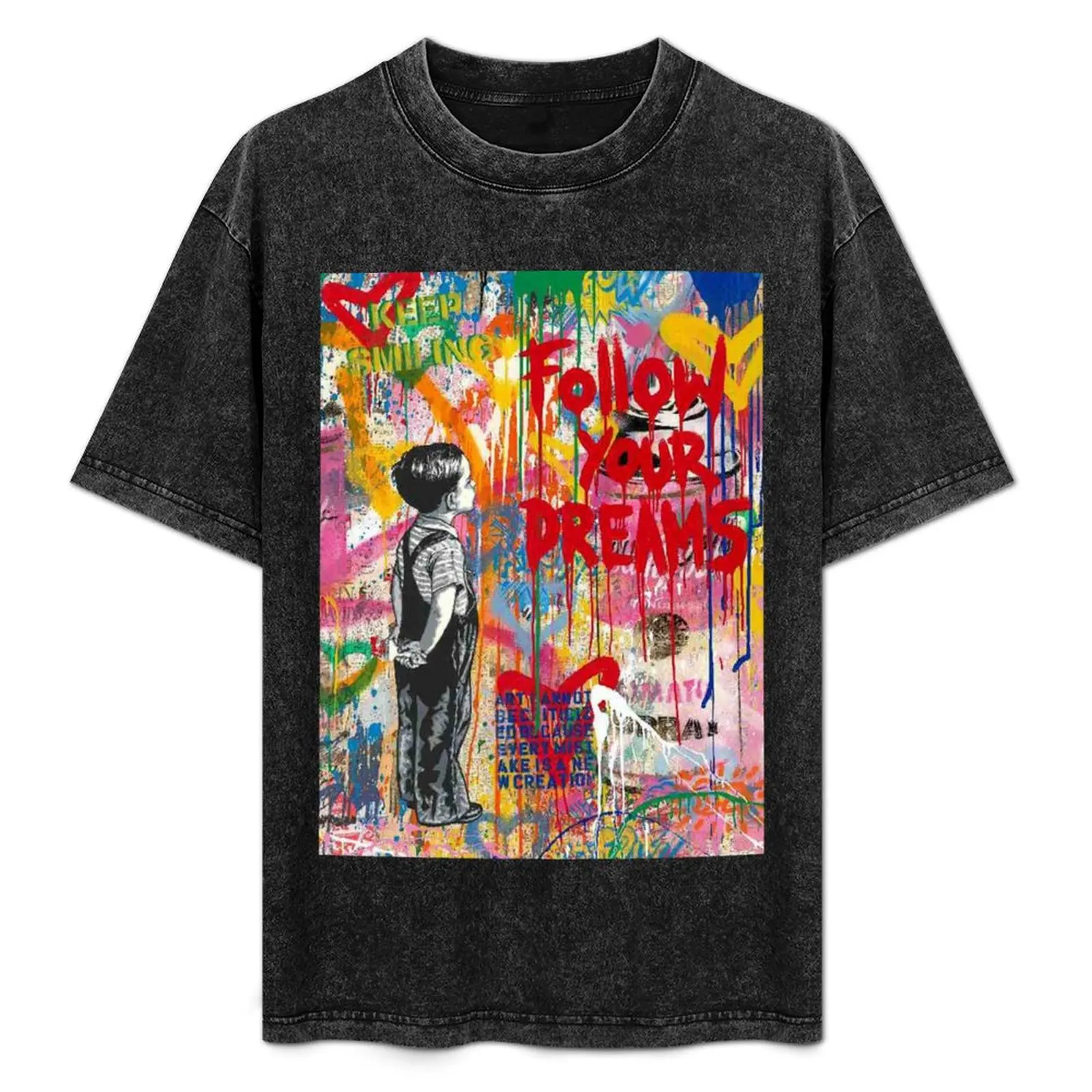 Follow Your Dreams Boy Street Art Collage Slogan T-Shirt Fashion Letter Print T-Shirt
Follow Your Dreams Boy Street Art Collage Slogan T-Shirt Fashion Letter Print T-Shirt