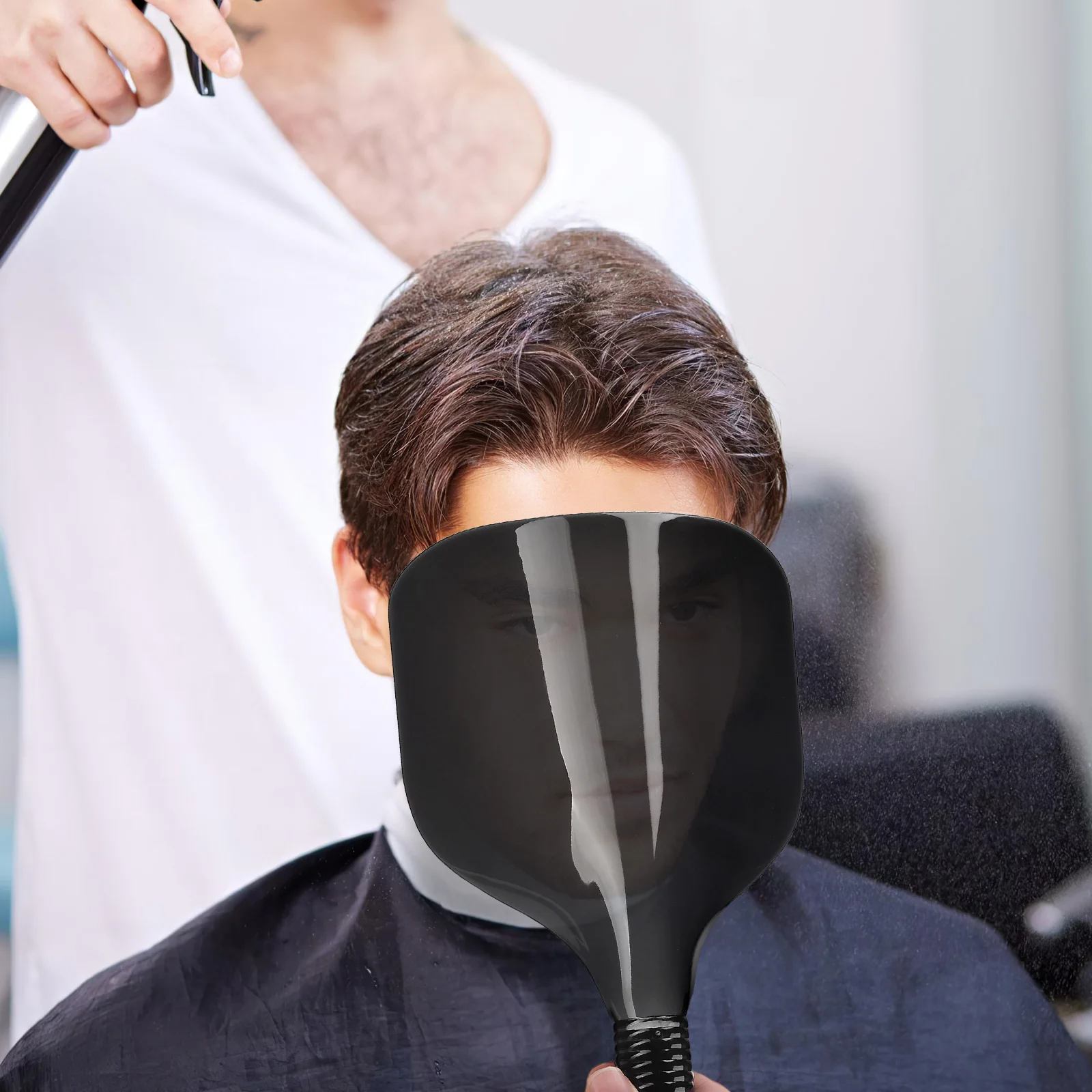 Hair Dye Protector Black Hairspray Shield Hairspray Protector Barber Face Mask Cover Salon Use Coloring Tool
Hair Dye Protector Black Hairspray Shield Hairspray Protector Barber Face Mask Cover Salon Use Coloring Tool