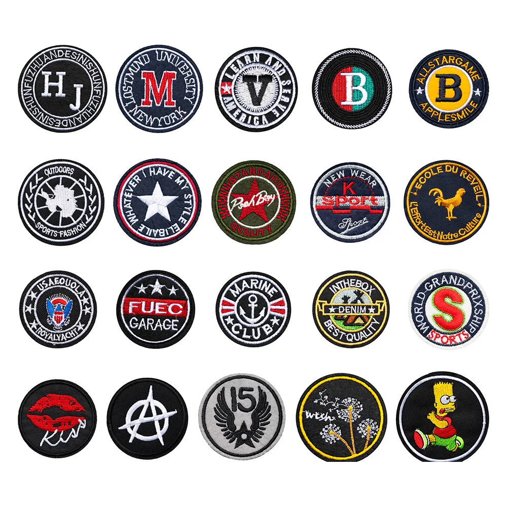 Circular Letters Embroidery Patch Fashion Applique DIY T-Shirt Backpack Hat Iron on Patches Clothes Decor Repair Sticker Sewing
Circular Letters Embroidery Patch Fashion Applique DIY T-Shirt Backpack Hat Iron on Patches Clothes Decor Repair Sticker Sewing