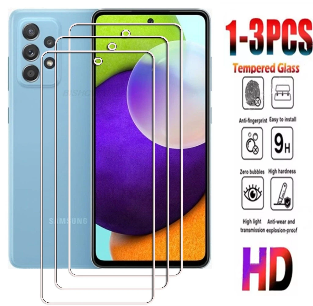 1-3PCS 9H Tempered Glass For Samsung Galaxy A52 5G 6.5" Galaxy A52S SM-A526B A5260 A525F Screen Protection Cover Film
1-3PCS 9H Tempered Glass For Samsung Galaxy A52 5G 6.5" Galaxy A52S SM-A526B A5260 A525F Screen Protection Cover Film