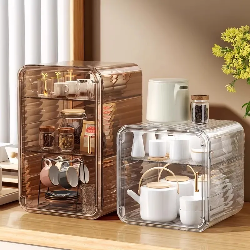 HYS dust-proof water cup storage rack coffee cup side cabinet cup holder storage rack tea set wine holder storage box
HYS dust-proof water cup storage rack coffee cup side cabinet cup holder storage rack tea set wine holder storage box