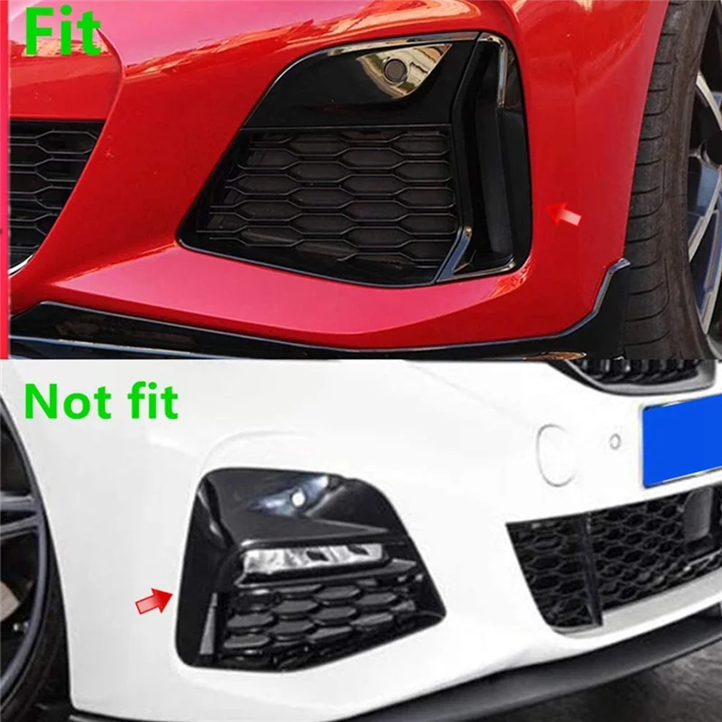 A69R-1Pair Front Fog Lamp Grille Trim For BMW 3 Series G20 G21 G28 M340I 19-22 51118075649 51118075650, A
A69R-1Pair Front Fog Lamp Grille Trim For BMW 3 Series G20 G21 G28 M340I 19-22 51118075649 51118075650, A