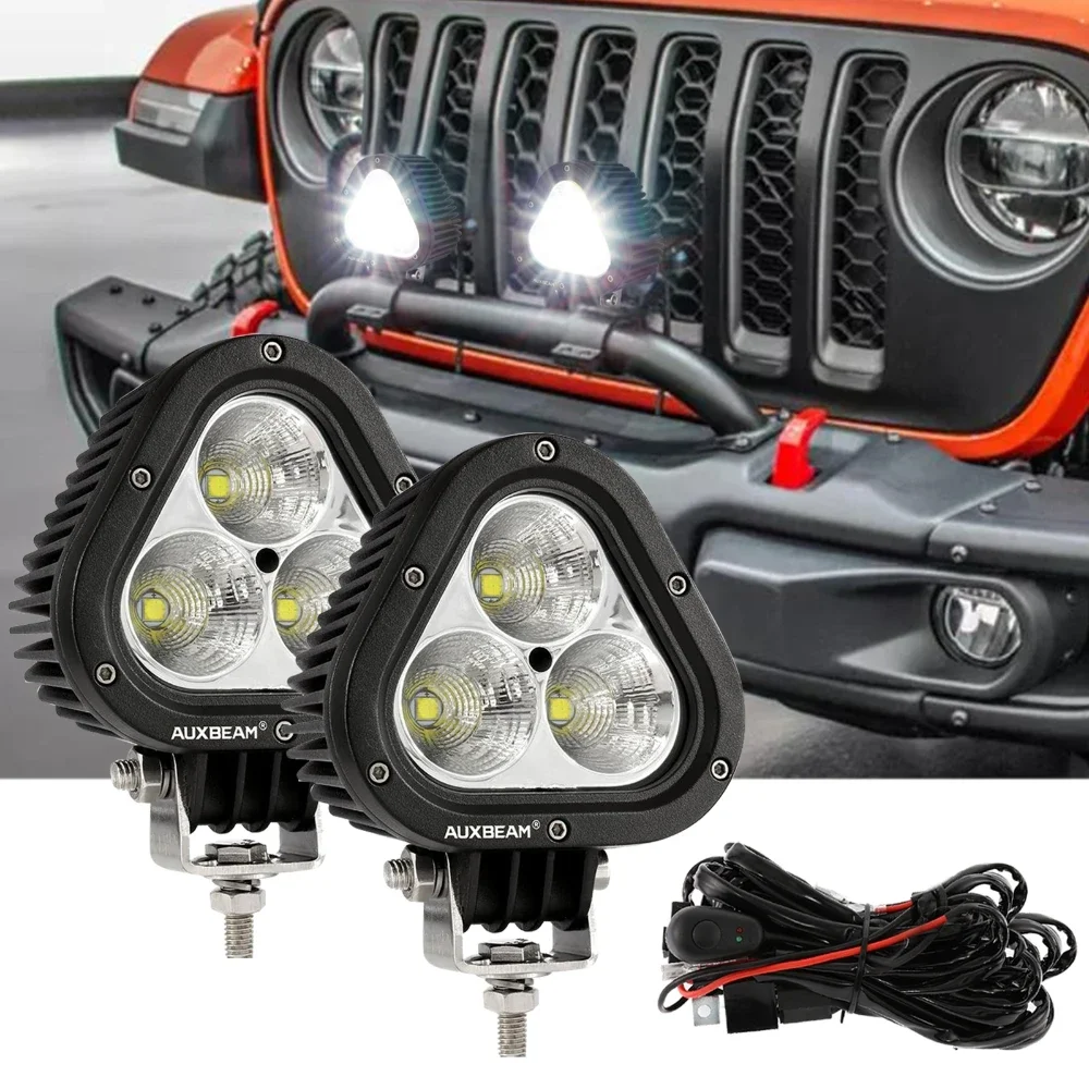 AUXBEAM 4 inch LED Light Bar 70W Work Light For Offroad Truck Boat 12V/24V Triangle 5050 Led White Combo Light IP67 Waterproof
AUXBEAM 4 inch LED Light Bar 70W Work Light For Offroad Truck Boat 12V/24V Triangle 5050 Led White Combo Light IP67 Waterproof