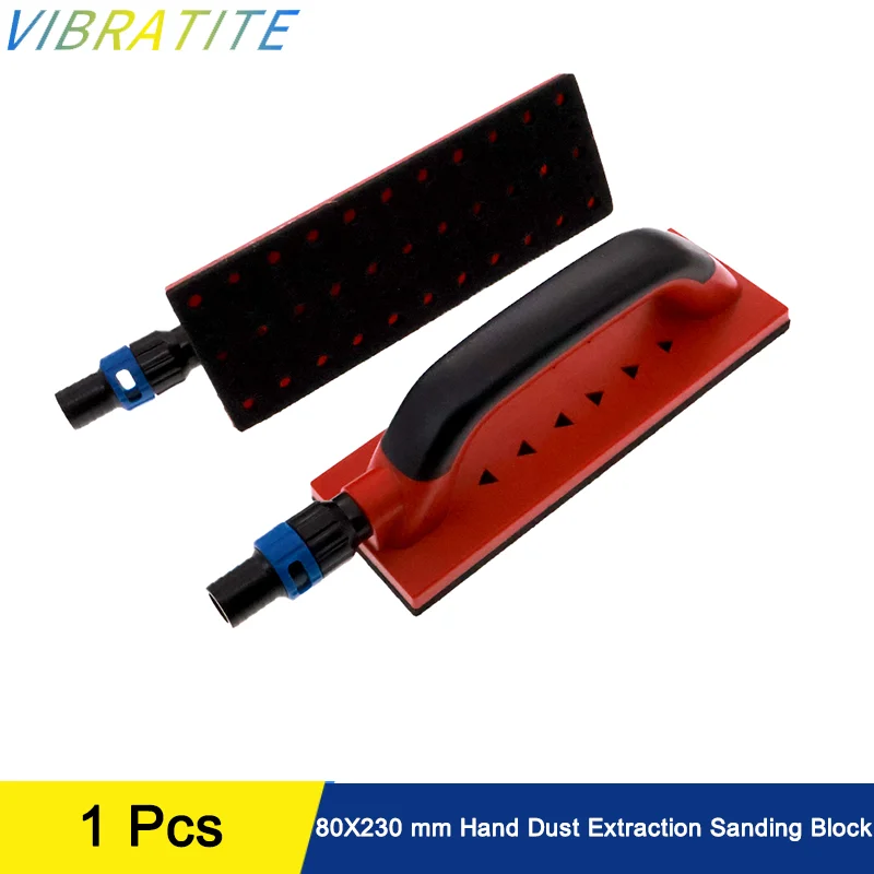 80X230 mm Hand Dust Extraction Sanding Block 1 Pcs Dust Free Block Abrasive Tools for Wood Polishing Household Cleaning Car
80X230 mm Hand Dust Extraction Sanding Block 1 Pcs Dust Free Block Abrasive Tools for Wood Polishing Household Cleaning Car