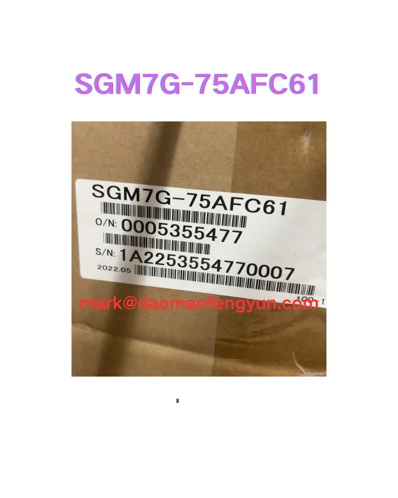 SGM7G-75AFC61 New servo motor
SGM7G-75AFC61 New servo motor