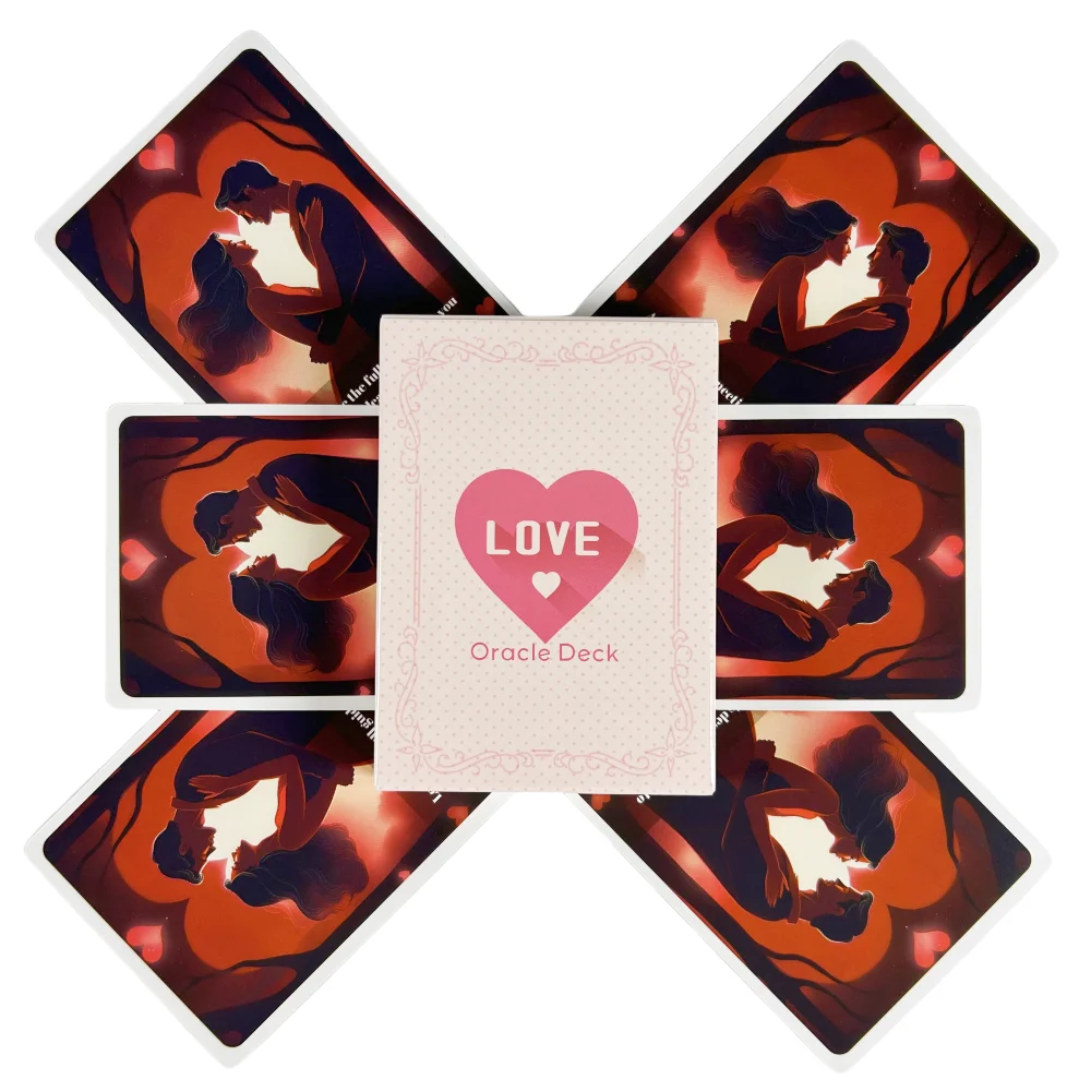 Love Oracle Deck Cards Meaning On Cards Tarot English Visions Divination Edition Deck Borad Playing Games
Love Oracle Deck Cards Meaning On Cards Tarot English Visions Divination Edition Deck Borad Playing Games