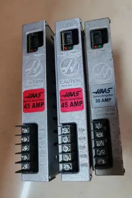In Stock For HAAS 30AMP 45AMP Servo Driver Electrical Cabinet Amplifier 45 AMP and 30AMP 1 each
In Stock For HAAS 30AMP 45AMP Servo Driver Electrical Cabinet Amplifier 45 AMP and 30AMP 1 each