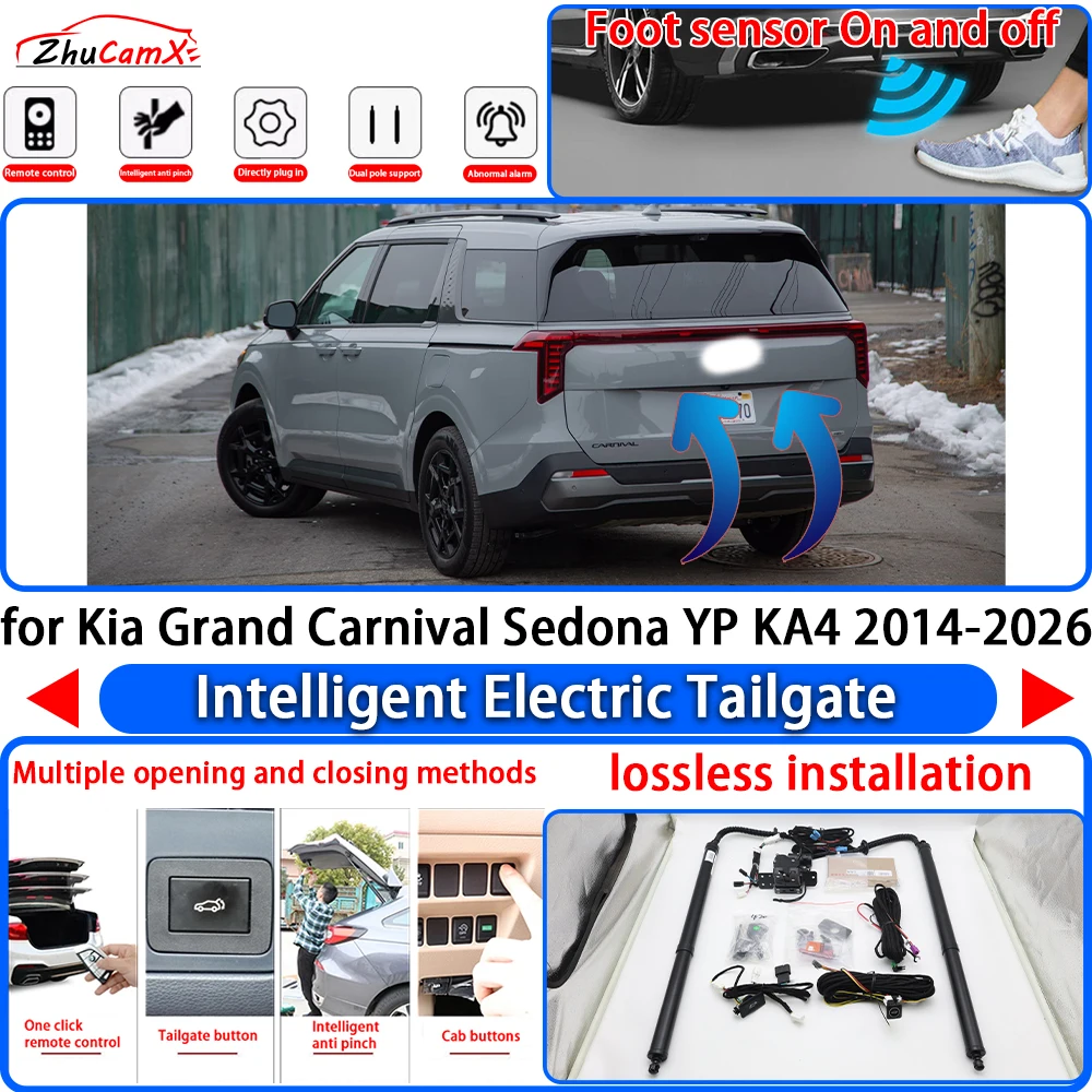 for Kia Grand Carnival Sedona YP KA4 2014-2026 Power Liftgate Trunk Electric Suction Tailgate Intelligent Tail Gate Lift Strut
for Kia Grand Carnival Sedona YP KA4 2014-2026 Power Liftgate Trunk Electric Suction Tailgate Intelligent Tail Gate Lift Strut