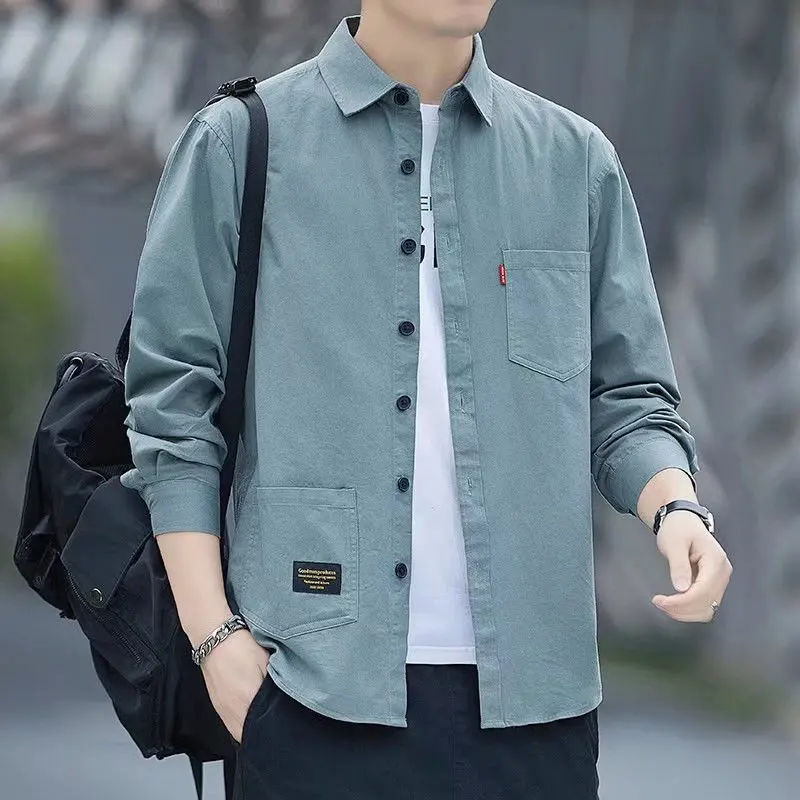 Long Sleeve Men's Workwear Shirt Summer Youth Fashion Standard Fit Iron Free Treatment Casual Shirt Tailored for Daily Wear
Long Sleeve Men's Workwear Shirt Summer Youth Fashion Standard Fit Iron Free Treatment Casual Shirt Tailored for Daily Wear
