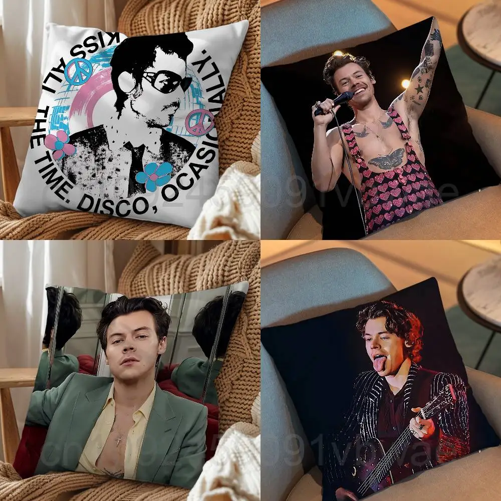 Kiss All the Time Harry Styles day gift Pillow Case Living Room Sofa Cushion Cover Suitable For Home Bedroom custom Decoration
Kiss All the Time Harry Styles day gift Pillow Case Living Room Sofa Cushion Cover Suitable For Home Bedroom custom Decoration