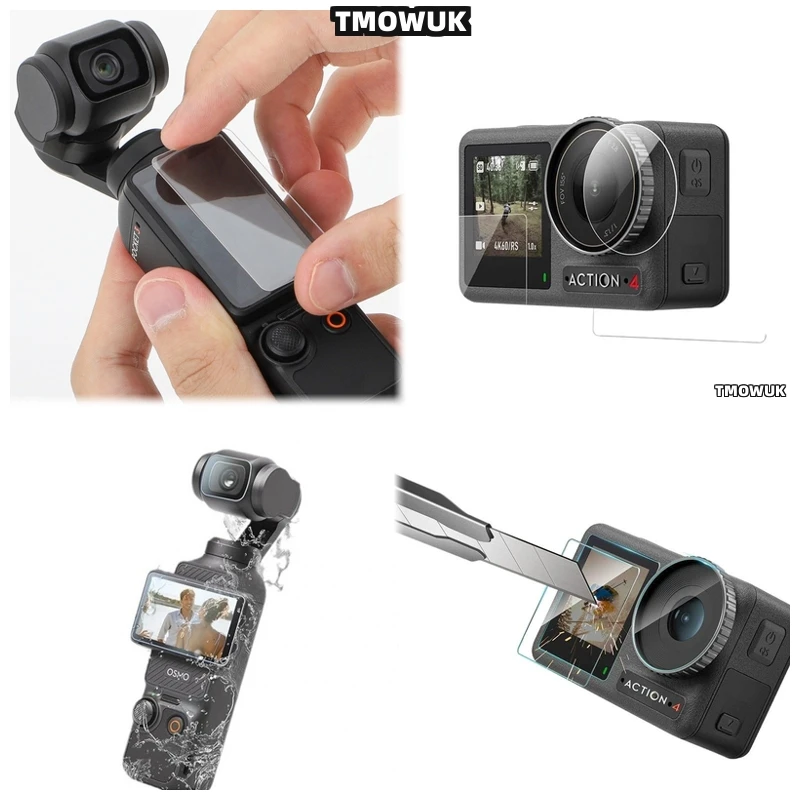 For DJI Pocket 1 2 Osmo Pocket 3 Action 2 4 Pro Easy - Install Tempered Glass Guard
For DJI Pocket 1 2 Osmo Pocket 3 Action 2 4 Pro Easy - Install Tempered Glass Guard