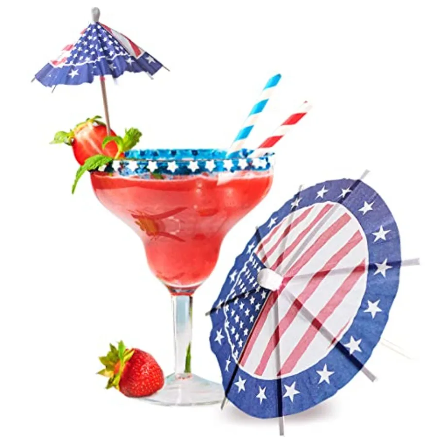 PCS Drink Umbrellas Cocktail Picks Independence Day Decor American Flag Drinking Umbrella Fruit Toothpicks Cupcake Topper Stick
PCS Drink Umbrellas Cocktail Picks Independence Day Decor American Flag Drinking Umbrella Fruit Toothpicks Cupcake Topper Stick
