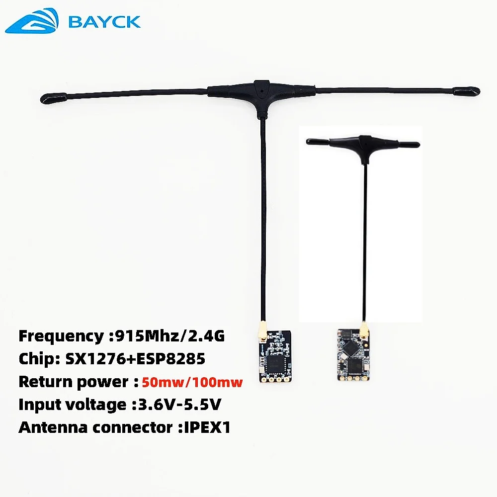 Приемник BAYCK ELRS 915M/2,4 ГГц NANO ExpressLRS RX T Тип антенны Поддержка Wi-Fi для RC FPV Racing Drone Quadcopter 
Приемник BAYCK ELRS 915M/2,4 ГГц NANO ExpressLRS RX T Тип антенны Поддержка Wi-Fi для RC FPV Racing Drone Quadcopter