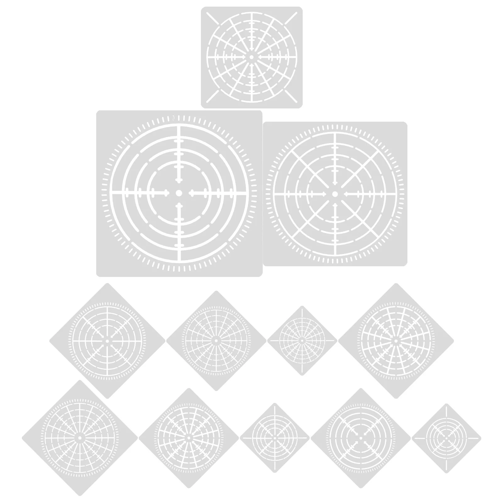 12 Sheets Stencils DIY Templates Small Supplies Reusable Painting Tools Dot Pattern Decorative Craft
12 Sheets Stencils DIY Templates Small Supplies Reusable Painting Tools Dot Pattern Decorative Craft