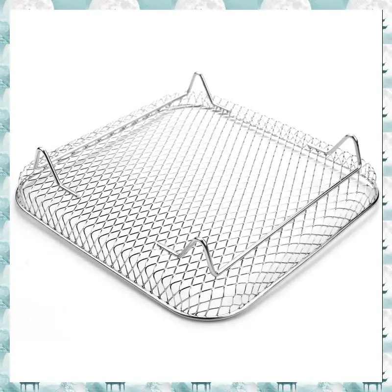 Caci 2Pcs 8 Inch Air Fryer Rack Square Three Stackable Racks,Stainless Steel Multi-Layer Dehydrator Rack
Caci 2Pcs 8 Inch Air Fryer Rack Square Three Stackable Racks,Stainless Steel Multi-Layer Dehydrator Rack
