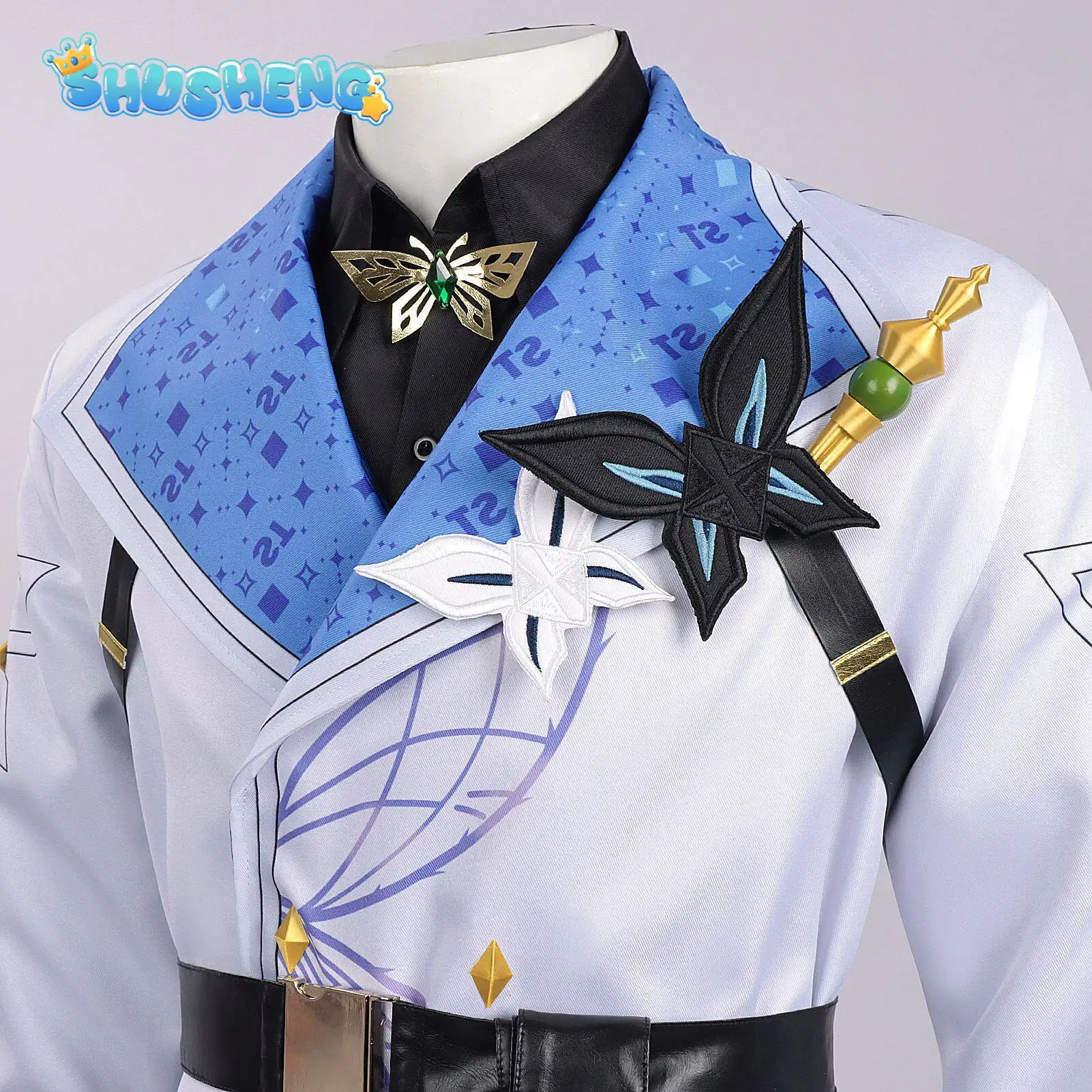 Baicang Game Neverness to Everness NTE E.T.D Captain Man Cosplay Costume Halloween Handsome White Uniform Coat Prop Belt Suit
Baicang Game Neverness to Everness NTE E.T.D Captain Man Cosplay Costume Halloween Handsome White Uniform Coat Prop Belt Suit