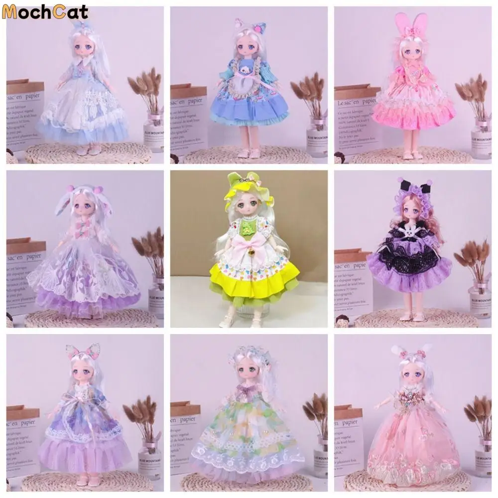 Multiple Movable 30cm Bjd Doll Toy Attractive Eyes Removable Joint Doll Girl's DIY Dress Up Toy Ball-jointed BJD Dolls
Multiple Movable 30cm Bjd Doll Toy Attractive Eyes Removable Joint Doll Girl's DIY Dress Up Toy Ball-jointed BJD Dolls
