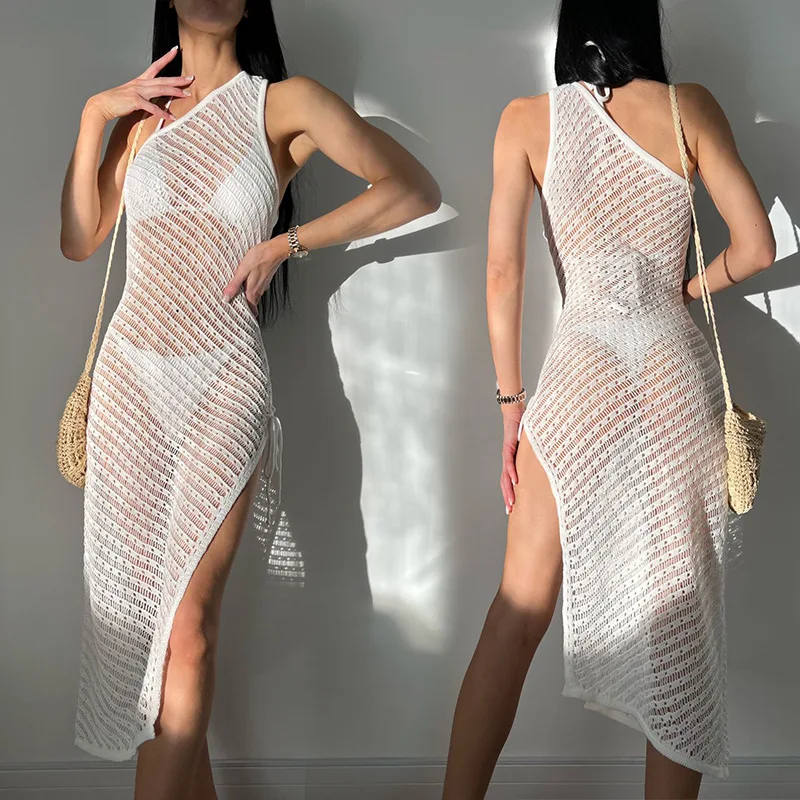 Women's New Beach Skirt Sexy Hollow Out Split Long Skirt Bikini Overlay Beach Cover Summer Beachwear Lace Resort Pro
Women's New Beach Skirt Sexy Hollow Out Split Long Skirt Bikini Overlay Beach Cover Summer Beachwear Lace Resort Pro