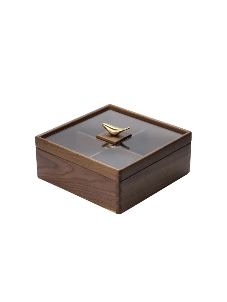 New Chinese style solid wood dried fruit box for home use, suitable for living rooms, with a luxurious and sealed design for sto
New Chinese style solid wood dried fruit box for home use, suitable for living rooms, with a luxurious and sealed design for sto