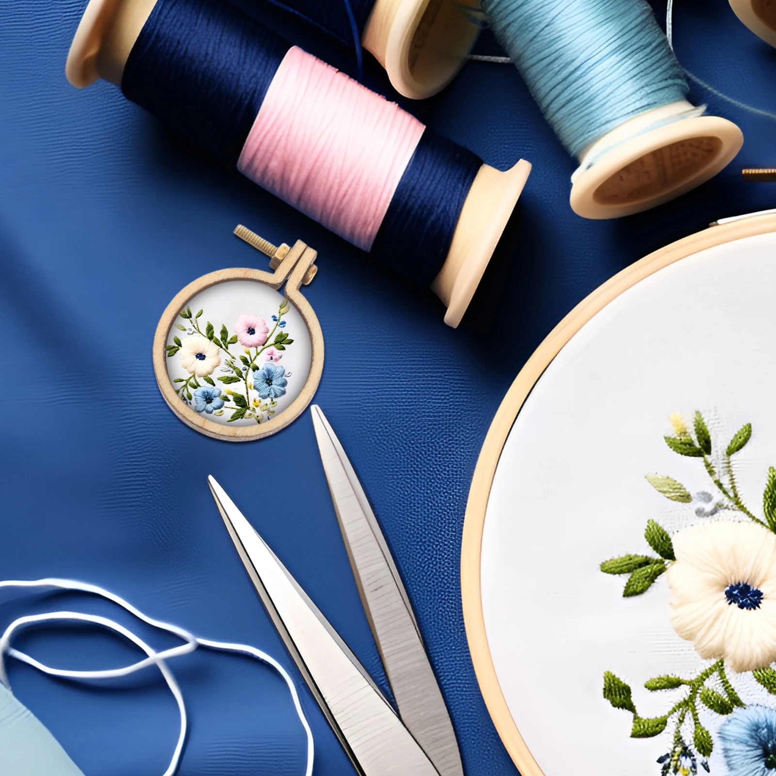 10 Sets Embroidery Hoops 2 5cm Wooden Stylish Embroidery Rings Cross Stitch Frames DIY Crafting Circles Handwork Materials
10 Sets Embroidery Hoops 2 5cm Wooden Stylish Embroidery Rings Cross Stitch Frames DIY Crafting Circles Handwork Materials