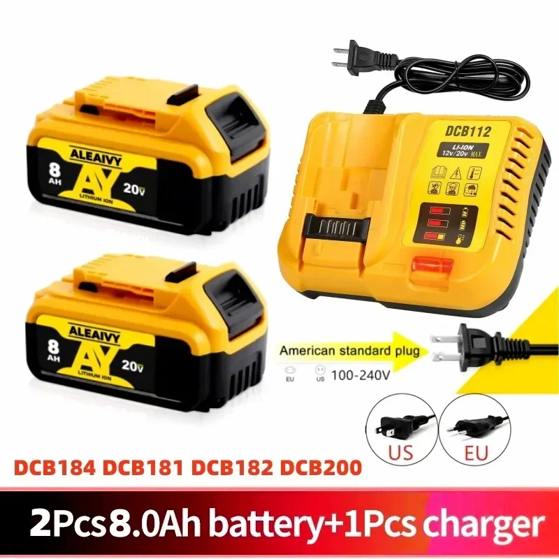 Аккумулятор DCB200 20 в для электроинструментов Dewalt 18 в 20 в, перезаряжаемые аксессуары для электроинструментов, литиевые батареи на замену DCB205 DCB184
Аккумулятор DCB200 20 в для электроинструментов Dewalt 18 в 20 в, перезаряжаемые аксессуары для электроинструментов, литиевые батареи на замену DCB205 DCB184