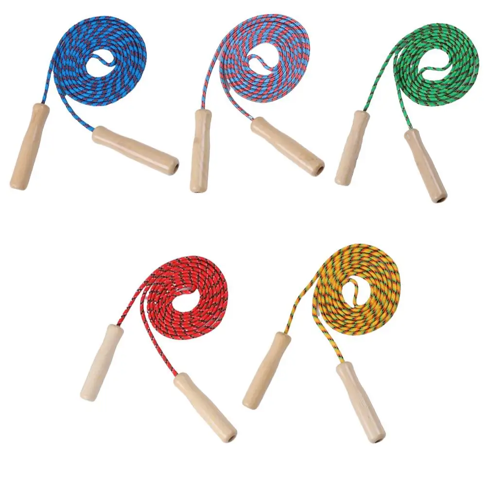 Wooden Handle Skipping Rope Lightweight Cordless Exercise Ropes Fitness Training Sports Weight Loss Jump Rope Toy
Wooden Handle Skipping Rope Lightweight Cordless Exercise Ropes Fitness Training Sports Weight Loss Jump Rope Toy