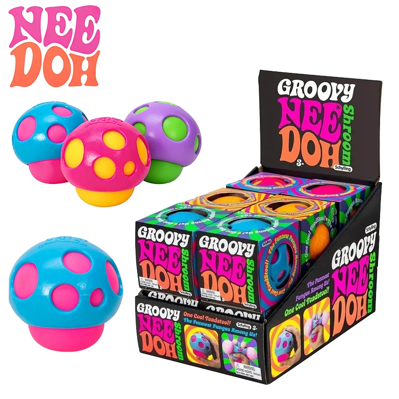 Schylling Needoh Groovy Shroom Retro Mushroom Fidget Relief Sensory Toy Non-toxic Anxiety Squeeze Stress Pull for Autism ADHD
Schylling Needoh Groovy Shroom Retro Mushroom Fidget Relief Sensory Toy Non-toxic Anxiety Squeeze Stress Pull for Autism ADHD