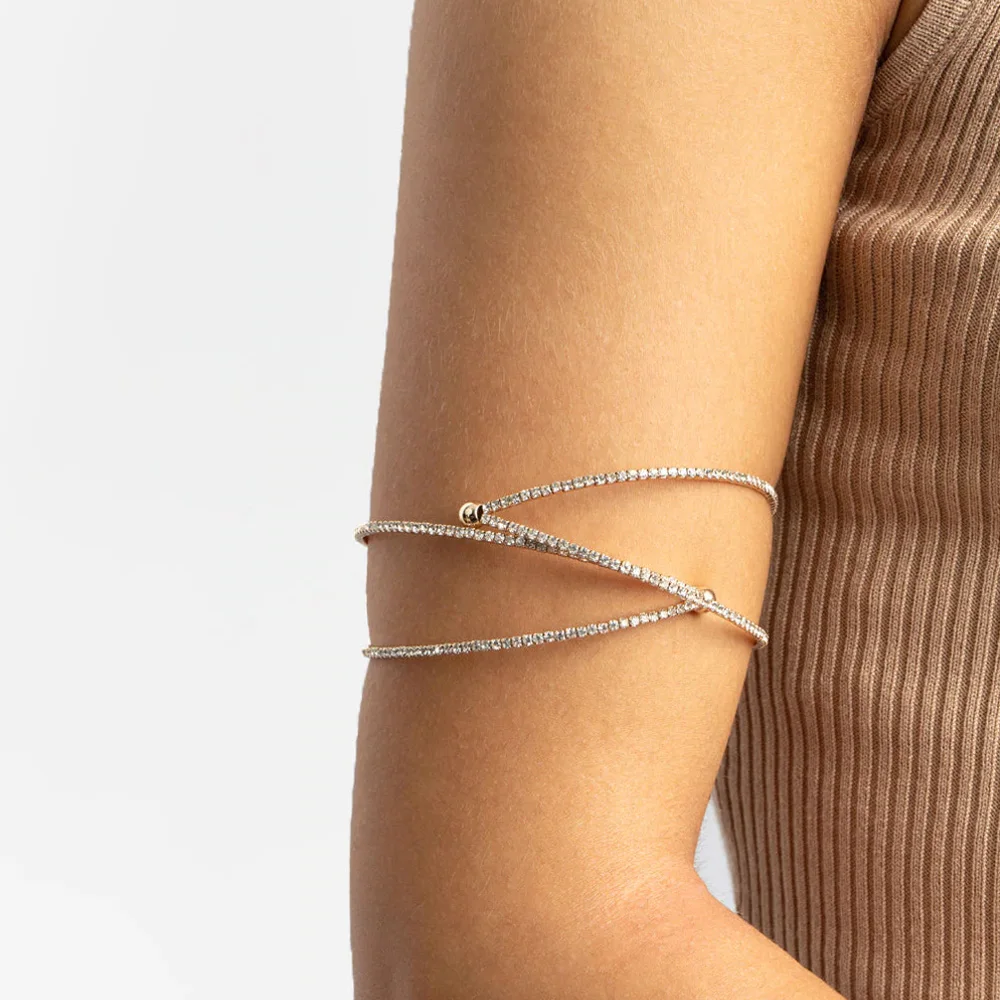 Модный Браслет-манжета с бриллиантами для женщин, свадебные украшения, цепочка на запястье, кольцо под руку, Декор, сексуальные аксессуары для тела с кристаллами 
Модный Браслет-манжета с бриллиантами для женщин, свадебные украшения, цепочка на запястье, кольцо под руку, Декор, сексуальные аксессуары для тела с кристаллами