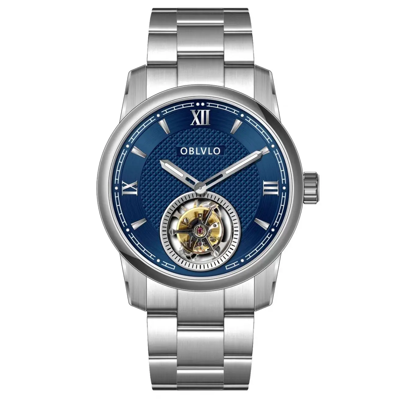 OBLVLO Men Tourbillon Watch Luxury 42mm Manual Winding Mechanical Wristwatch Waterproof Sapphire Mirror Skeleton Dial Luminous
OBLVLO Men Tourbillon Watch Luxury 42mm Manual Winding Mechanical Wristwatch Waterproof Sapphire Mirror Skeleton Dial Luminous