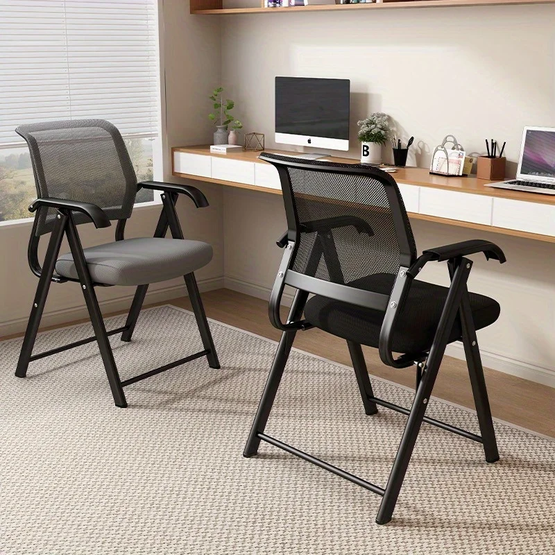 Folding computer chair Home leisure back chair Comfortable and sedentary breathable office net chair Dormitory
Folding computer chair Home leisure back chair Comfortable and sedentary breathable office net chair Dormitory
