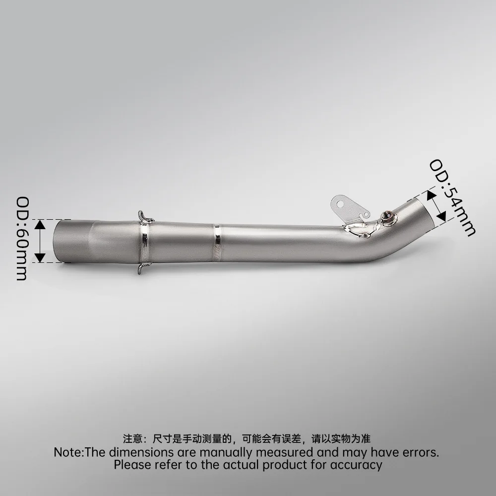 Titanium Alloy Motorcycle Exhaust Middie Link Pipe Escape 60MM Slip-On Connecting Pipe For Kawasaki ZX6R ZX-6R 2024-2026 ZX 6R
Titanium Alloy Motorcycle Exhaust Middie Link Pipe Escape 60MM Slip-On Connecting Pipe For Kawasaki ZX6R ZX-6R 2024-2026 ZX 6R