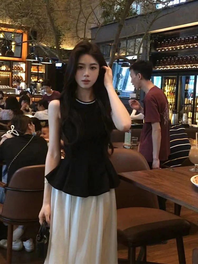 Syj Shuyijia plus Size Women's High Waist Sleeveless Set Elegant Lady Style Pure Desire Fashion A-Line Skirt Casual Summer Ou...
Syj Shuyijia plus Size Women's High Waist Sleeveless Set Elegant Lady Style Pure Desire Fashion A-Line Skirt Casual Summer Ou...