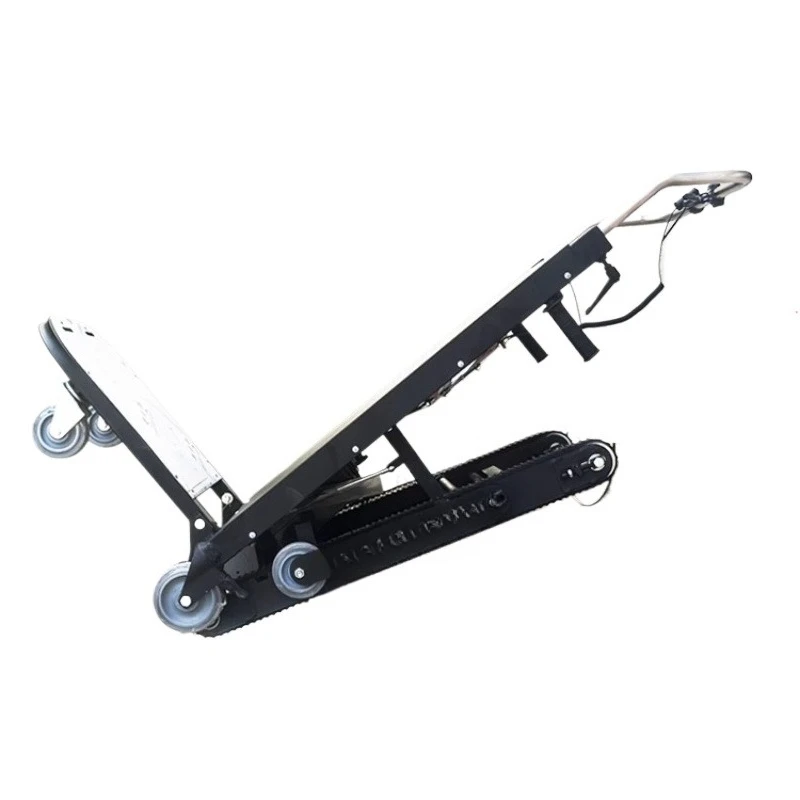 Electric climbing machine, crawler type up and down stairs to carry bucket appliances, foldable cargo artifact, silent trolley
Electric climbing machine, crawler type up and down stairs to carry bucket appliances, foldable cargo artifact, silent trolley
