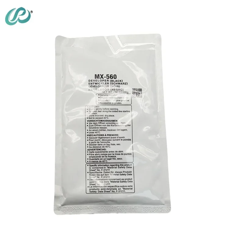 MX560 MX565 Developer Powder for Sharp MX560nv MX 560 MX 565 Compatible MX-560 Developer BK395g
MX560 MX565 Developer Powder for Sharp MX560nv MX 560 MX 565 Compatible MX-560 Developer BK395g