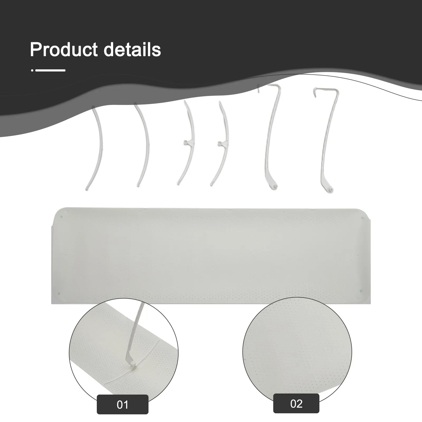 Air Conditioner Windshield Wall-mounted Hole-Anti-direct Blowe Deflector Home Hanging-type Adjustable Baffle Shield Cover
Air Conditioner Windshield Wall-mounted Hole-Anti-direct Blowe Deflector Home Hanging-type Adjustable Baffle Shield Cover