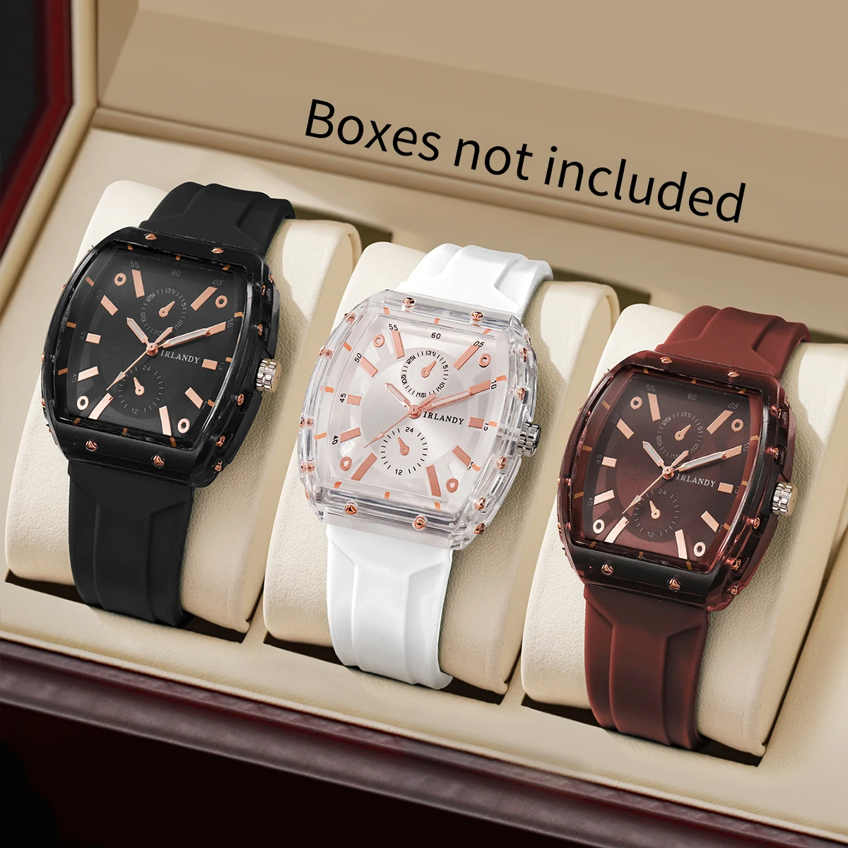 3PCS Fashion Women Watches Casual Silicone Strap Quartz Wristwatches For Ladies Clock Reloj Mujer Relogio Feminino(Without Box)
3PCS Fashion Women Watches Casual Silicone Strap Quartz Wristwatches For Ladies Clock Reloj Mujer Relogio Feminino(Without Box)