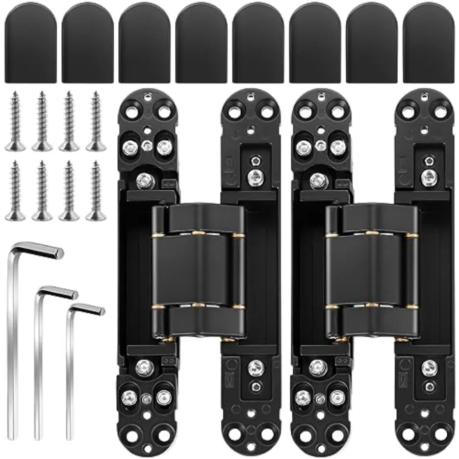 Onedaful 2 Kits ch Staless Steel Hidden Door Hges visible Hges for Door, 80 Degree Swg Concealed Hges, 3 Way Adjustable and Hea
Onedaful 2 Kits ch Staless Steel Hidden Door Hges visible Hges for Door, 80 Degree Swg Concealed Hges, 3 Way Adjustable and Hea