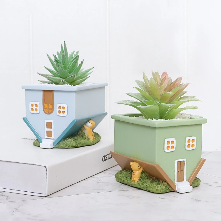 Cute Cartoon Flower Pot Succulent Pot Resin Planter Home Decor Desktop Ornaments Bonsai Plant Pot Garden Decoration
Cute Cartoon Flower Pot Succulent Pot Resin Planter Home Decor Desktop Ornaments Bonsai Plant Pot Garden Decoration