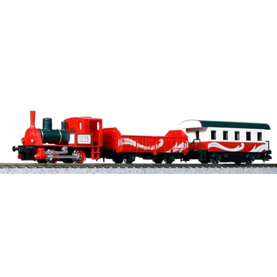 N Scale Pocket Line Series Christmas Steam Loco Wagons for model railroading, metal and plastic, red and green, detailed holida
N Scale Pocket Line Series Christmas Steam Loco Wagons for model railroading, metal and plastic, red and green, detailed holida