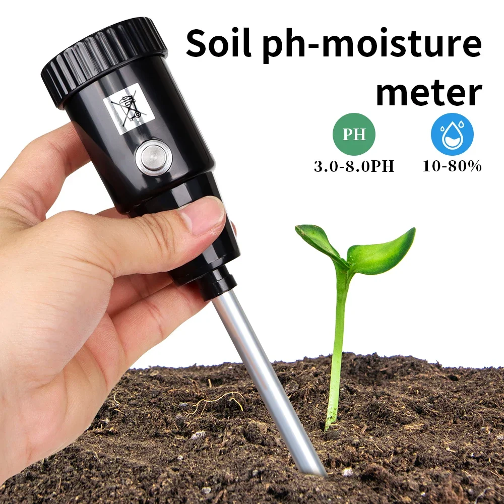 2 in 1 Soil Moisture PH Meter Acidity Humidity Tester Metal Sensor Probe No Battery Garden Tool Flowers Planting Soil PH Tester
2 in 1 Soil Moisture PH Meter Acidity Humidity Tester Metal Sensor Probe No Battery Garden Tool Flowers Planting Soil PH Tester