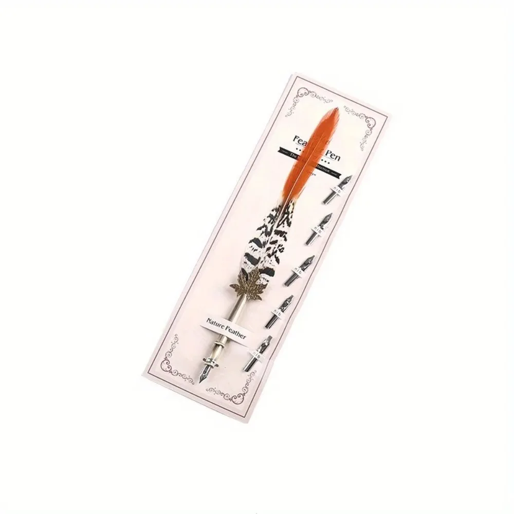 Европейская винтажная перьевая ручка с павлиньим пером, перьевая ручка для каллиграфии, чернильная ручка для подписи, бизнес-ручка с 5 наконечниками, перьевая ручка для студенческого использования
Европейская винтажная перьевая ручка с павлиньим пером, перьевая ручка для каллиграфии, чернильная ручка для подписи, бизнес-ручка с 5 наконечниками, перьевая ручка для студенческого использования