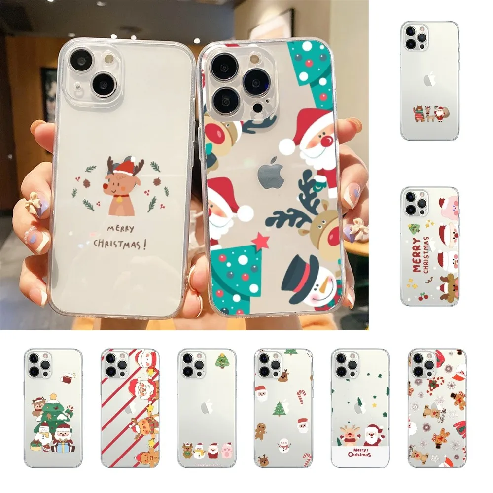 Christmas Cartoon New Year Gift Phone Case For Iphone 15 11 13 14 Pro Max 7 8 Plus X Xr Xs Max Se2020 12mini Transparent Cover
Christmas Cartoon New Year Gift Phone Case For Iphone 15 11 13 14 Pro Max 7 8 Plus X Xr Xs Max Se2020 12mini Transparent Cover